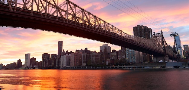 NYC-Queensboro-Brückenpanorama