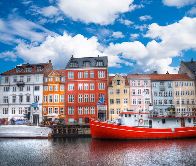 Nyhavn es el antiguo puerto de Copenhague