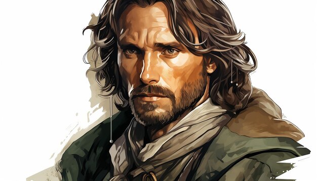 O adesivo de Aragorn do Senhor dos Anéis