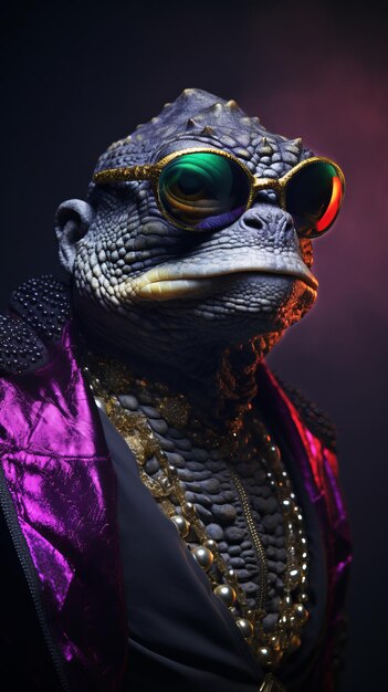 O afrogótico terrapin um hip-hop gangsta estilo pimp