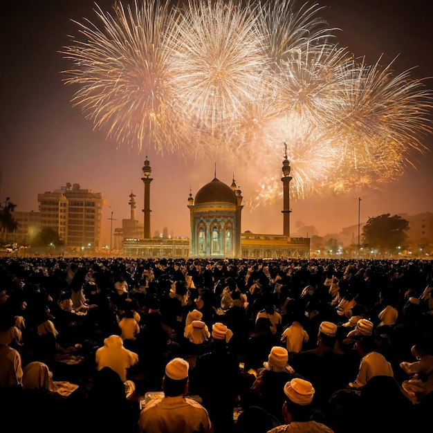 O Ano Novo Islâmico é no primeiro dia do festival de Muharram