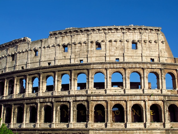 O antigo Coliseu em Roma Itália