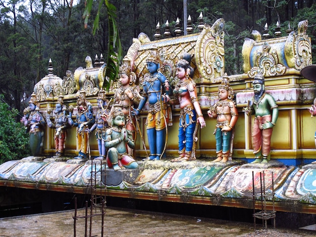 O antigo templo hindu no sri lanka