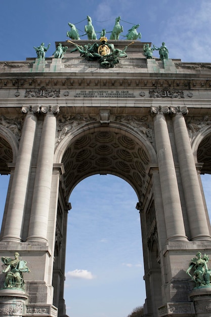 O Arco do Triunfo em Bruxelas