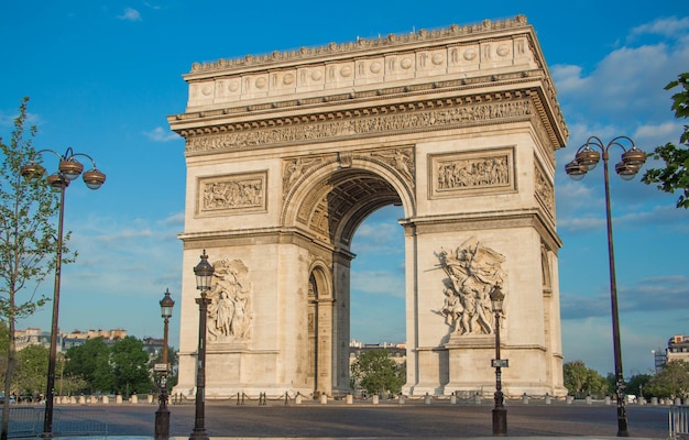 O Arco do Triunfo Paris França