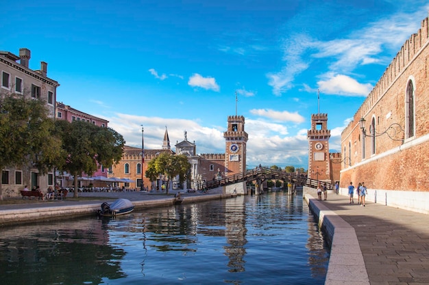 O Arsenal de Veneza em Veneza, Itália