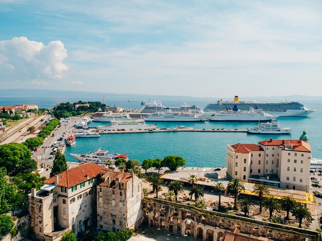 O aterro da cidade velha de split