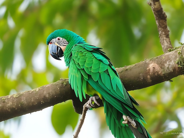 O aviador de joias explorando o enigmático papagaio-da-amazônia