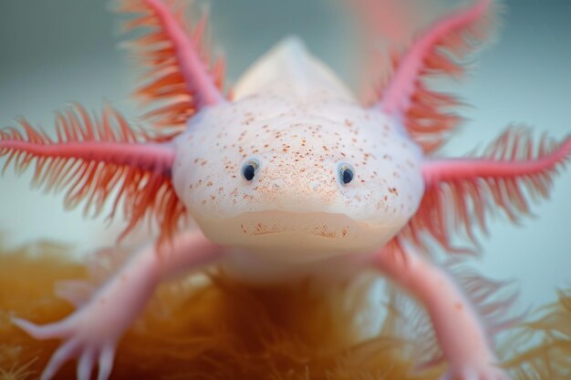 Foto o axolotl na natureza