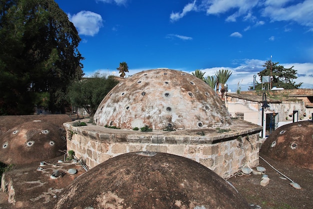 O balneário em Famagusta, Chipre do Norte