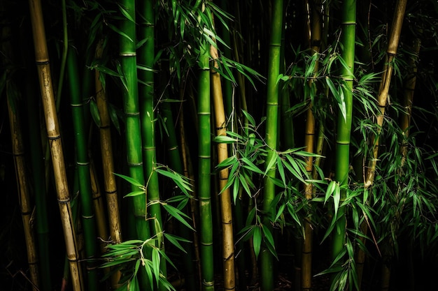O bambu é uma planta nativa do noroeste do Pacífico.
