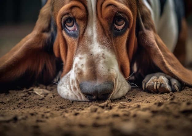 O Basset Hound é uma raça de cachorro de pernas curtas