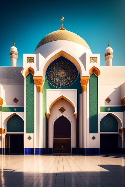 O belo design sereno da mesquita que Ai gerou