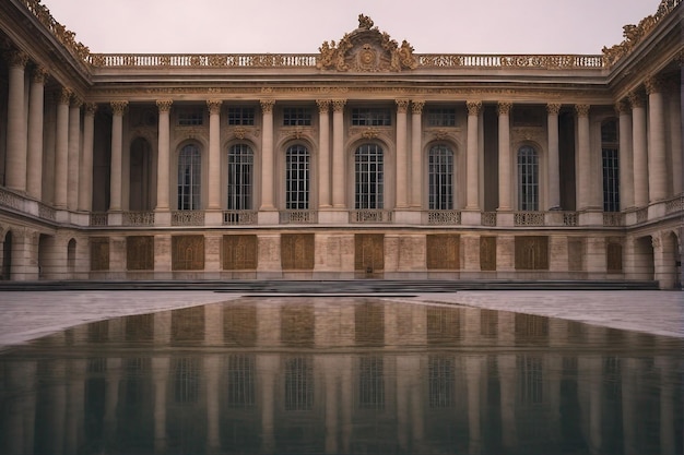 O belo palácio de Versalhes