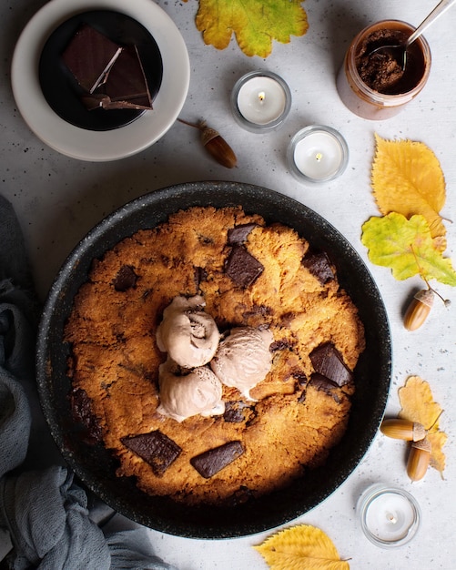 O biscoito da frigideira