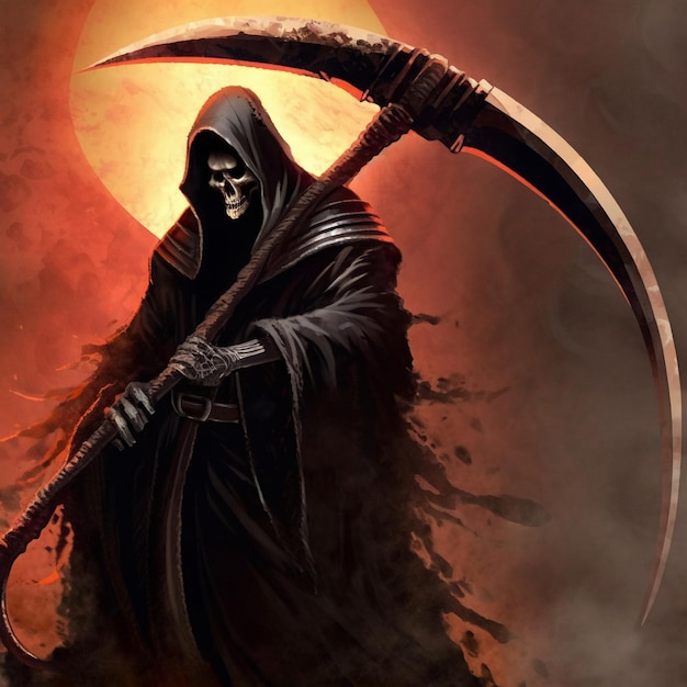 O Black Reaper com sua foice