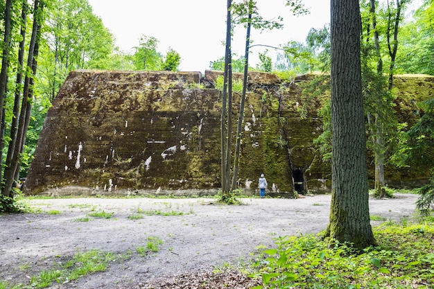 O bunker de Bormann em Wolf's Lair. Antiga sede de guerra de Adolf Hitler na Polônia
