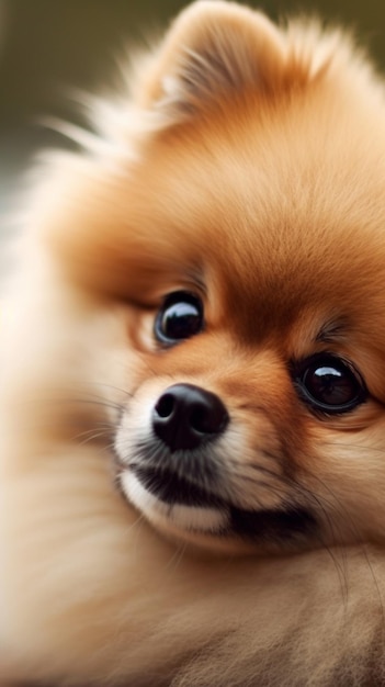 O cachorro da foto se chama Pomeranian