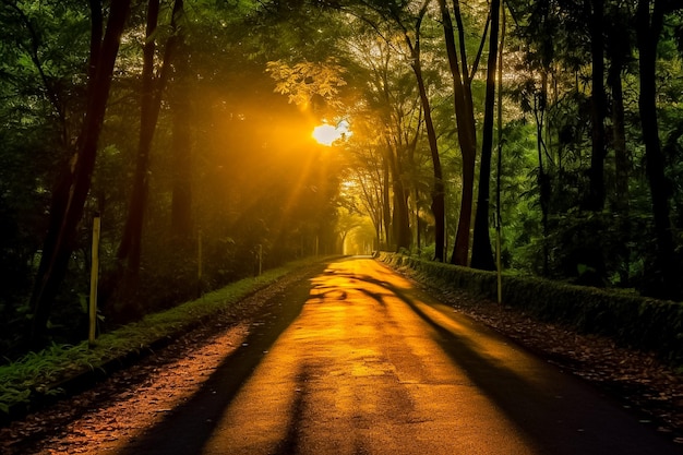 O caminho dos justos é como o sol da manhã brilhando cada vez mais até que Ai gerou