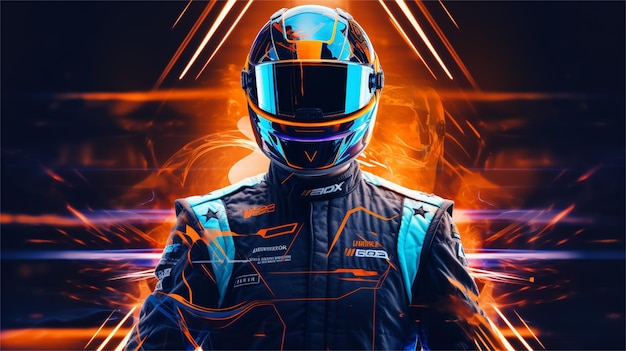 O capacete do motorista