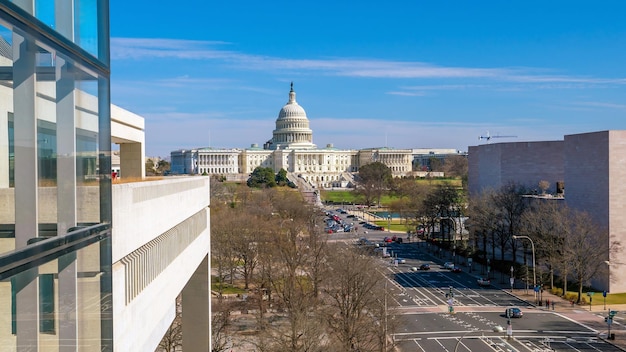 O capitólio dos estados unidos em washington dc