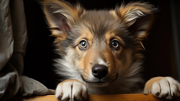 O carisma canino capturou um retrato comovente do melhor amigo do homem, a IA gerativa.