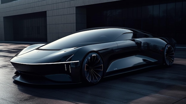 O carro elétrico é uma visão do futuro.