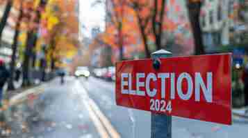 Foto o cartaz com o texto elecção 2024elecção americana 2026