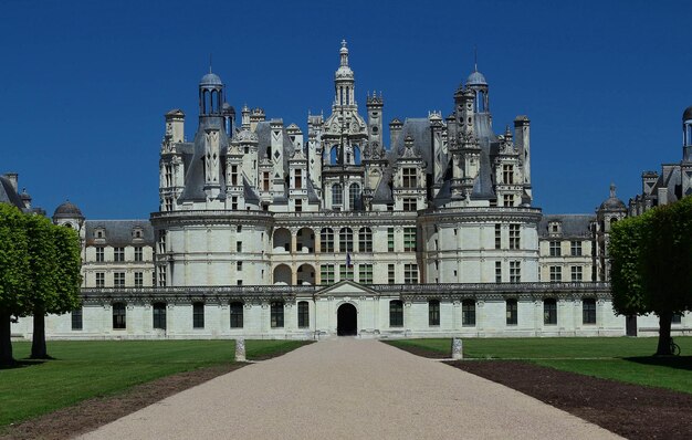 O castelo Chambord no Vale do Loire França Construído em 15191547