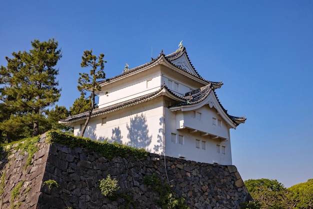 O castelo de nagoya na antiga estrutura histórica do japão está listado como um local histórico especial