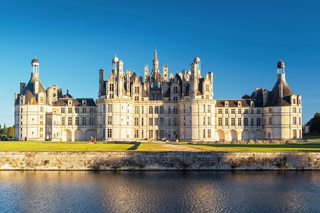 O castelo real de Chambord França