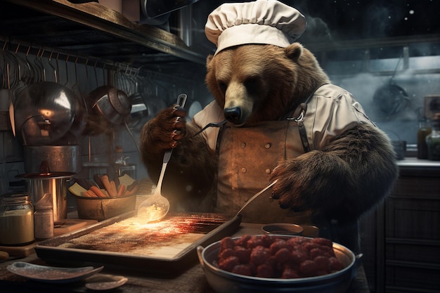 O Chef Urso Artístico