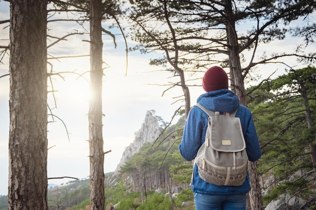 O conceito de descoberta e caminhadas natureza e liberdade