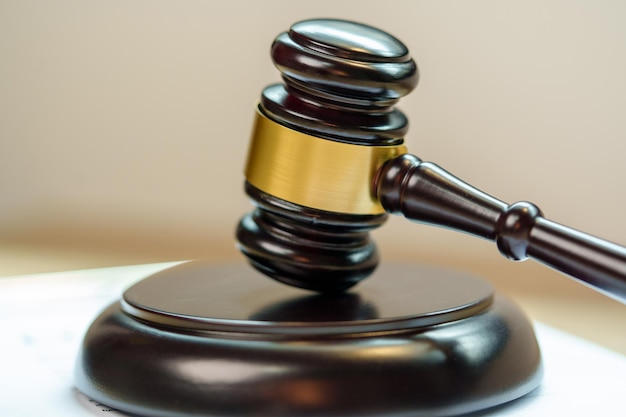 O conceito de martelo de juiz de madeira da lei estuda igualdade justiça social Tribunal Administrativo