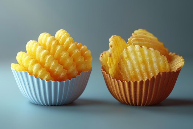 O conjunto inclui chips de batata frita e batatas fritas Vegetais 3D ícones modernos