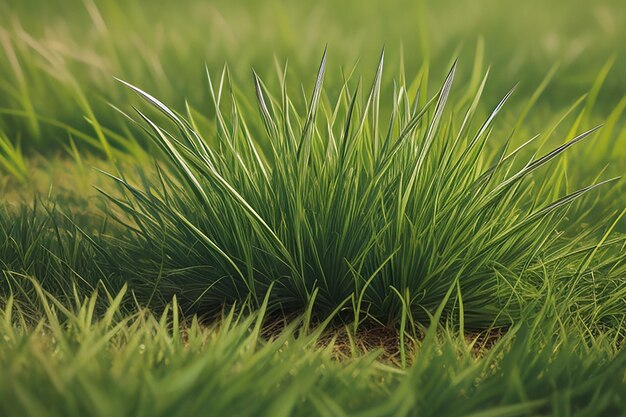 O Contraste da Natureza Uma textura de grama única que mistura a suavidade aveludada com lâminas afiadas e espinhosas