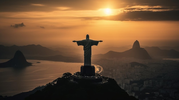 Foto o cristo redentor no brasil