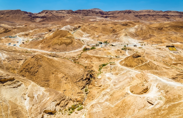 O deserto da judéia perto do mar morto - israel