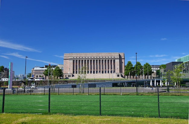 O edifício em Helsínquia Finlândia