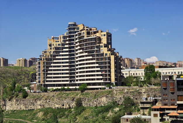 O edifício em Yerevan, Armênia