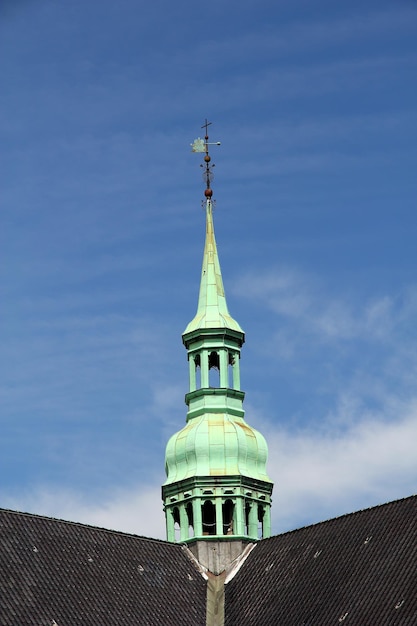 O edifício na cidade de Copenhaga, Dinamarca