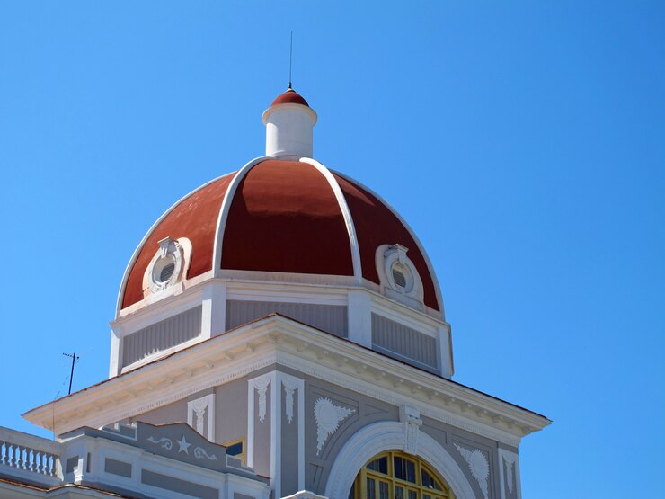 Foto o edifício vintage em cienfuegos, cuba