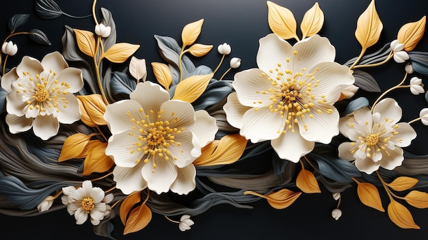O elegante padrão floral inspira a criatividade da moda moderna