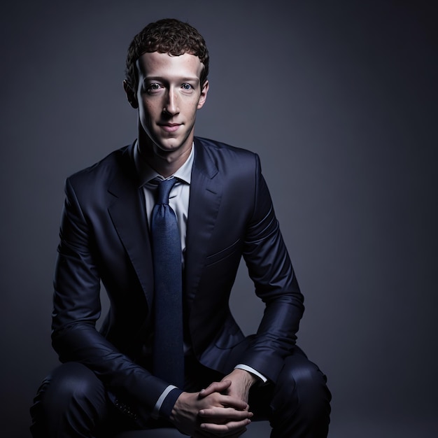 O empresário americano Mark Zuckerberg