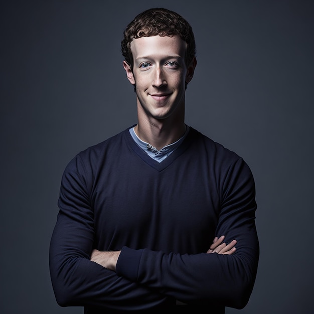 O empresário americano Mark Zuckerberg