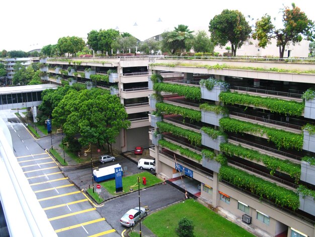 O estacionamento no aeroporto kuala lumpur malásia