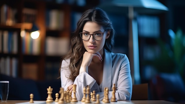 O Estrategista Uma mente brilhante envolvida numa jogada estratégica de xadrez
