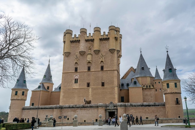 O famoso Alcazar de Segóvia Espanha