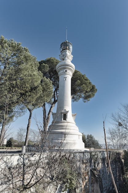 O farol Janiculum em Roma