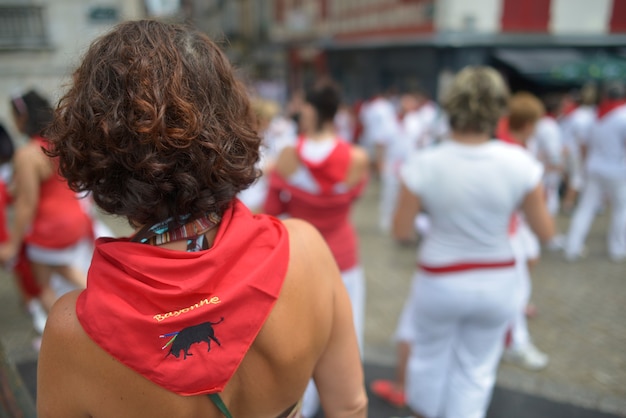 Foto o festival de verão (fetes de bayonne), em bayonne